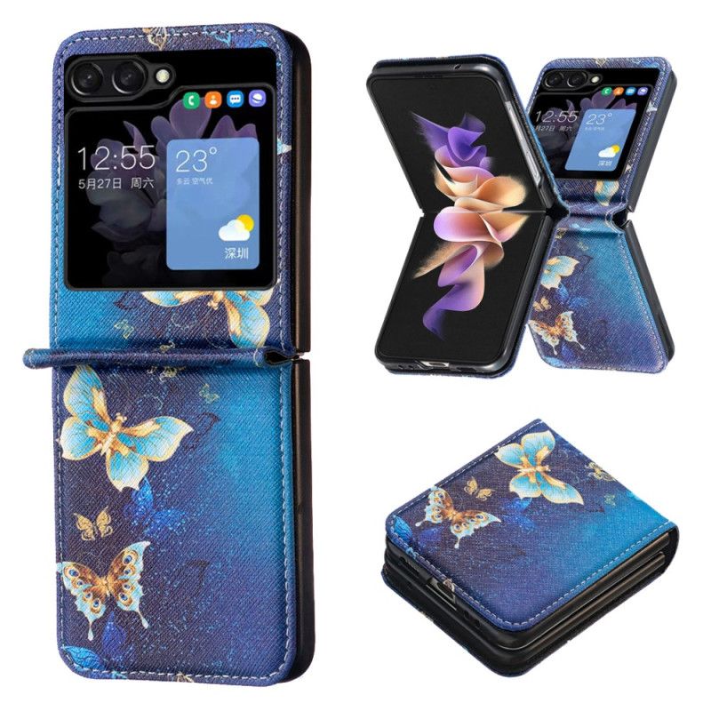 Cover Samsung Galaxy Z Flip 5 Sommerfugle