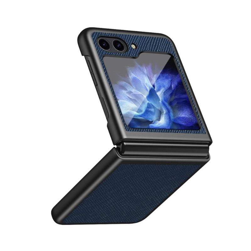 Cover Samsung Galaxy Z Flip 5 Vævet Kunstlæder