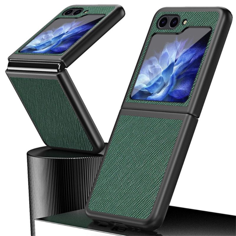 Cover Samsung Galaxy Z Flip 5 Vævet Kunstlæder