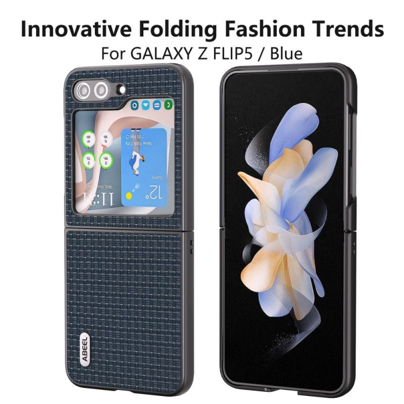 Cover Til Samsung Galaxy Z Flip 5 Ægte Abeel Læder