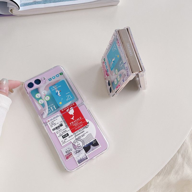 Cover Til Samsung Galaxy Z Flip 5 Gennemsigtig Rejse