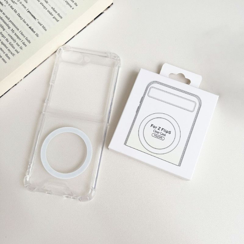 Cover Til Samsung Galaxy Z Flip 5 Transparent Magsafe Kompatibel