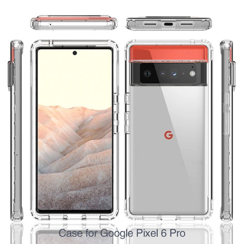 Cover Google Pixel 6 Pro Anti-fald Klar Gradient Stødsikker