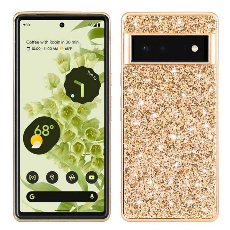 Cover Google Pixel 6 Pro Glamourøse Pailletter