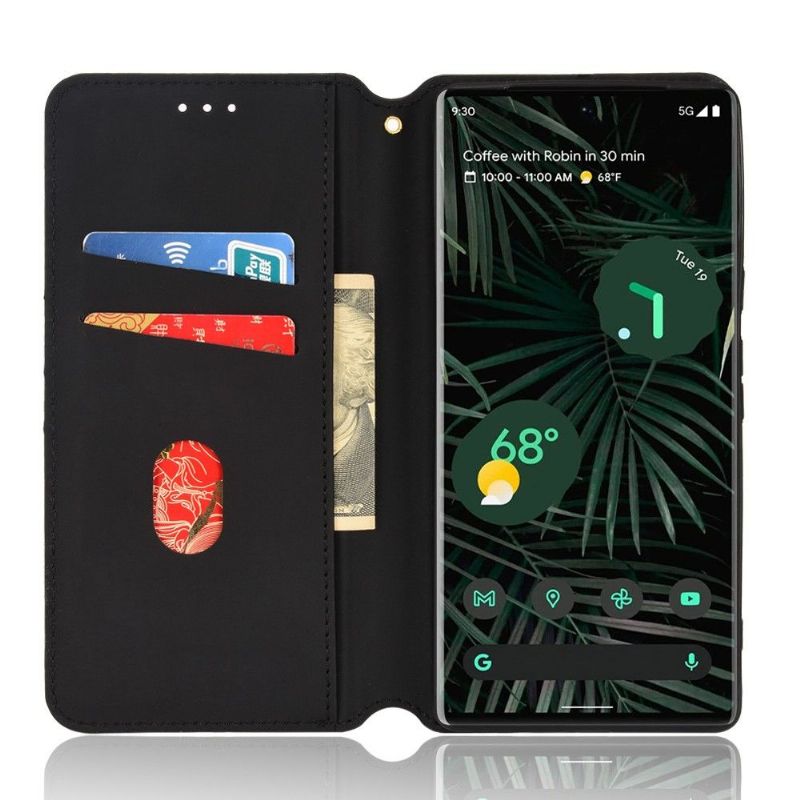 Flip Cover Google Pixel 6 Pro Læder Cover Designgeometri