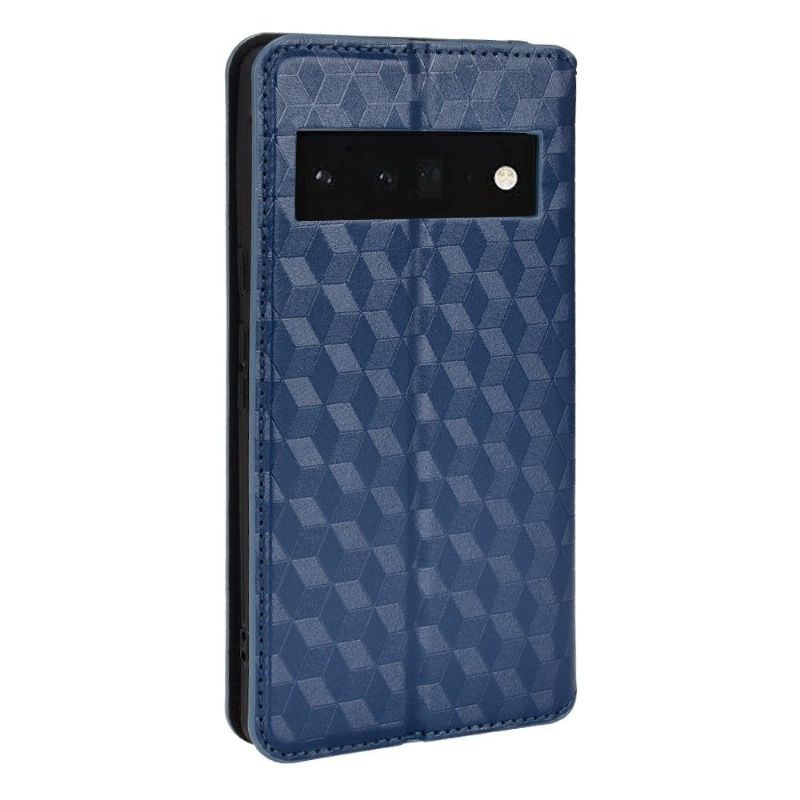 Flip Cover Google Pixel 6 Pro Læder Cover Designgeometri