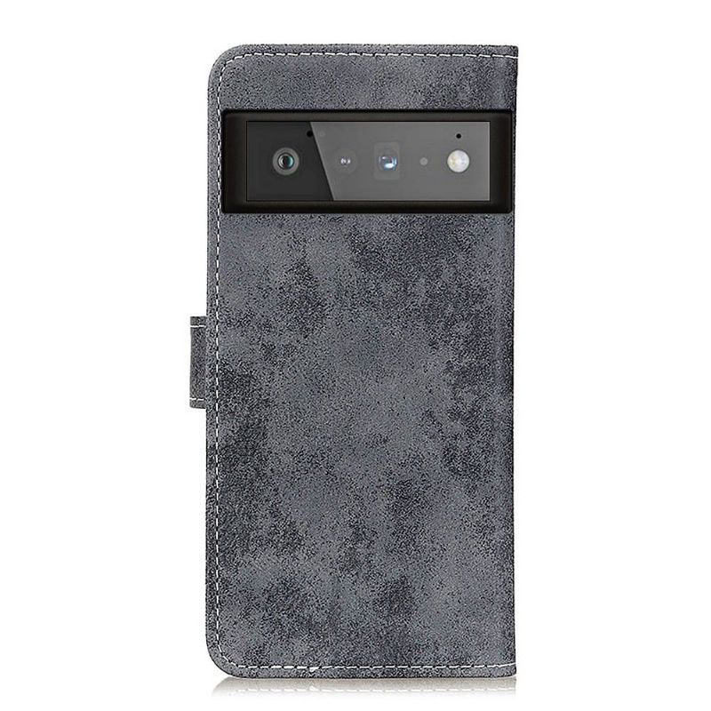 Læder Cover Google Pixel 6 Pro Original Cyrius Kunstlæder Vintage