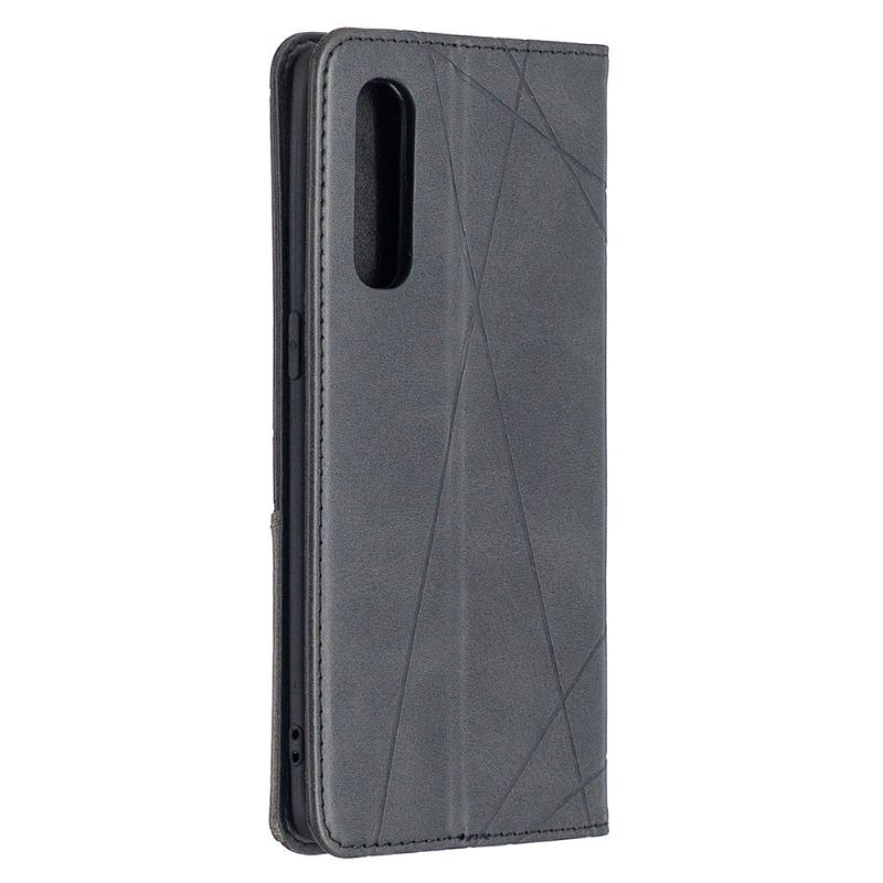 Flip Cover Oppo Find X2 Neo Celinia Style Læder - Sort