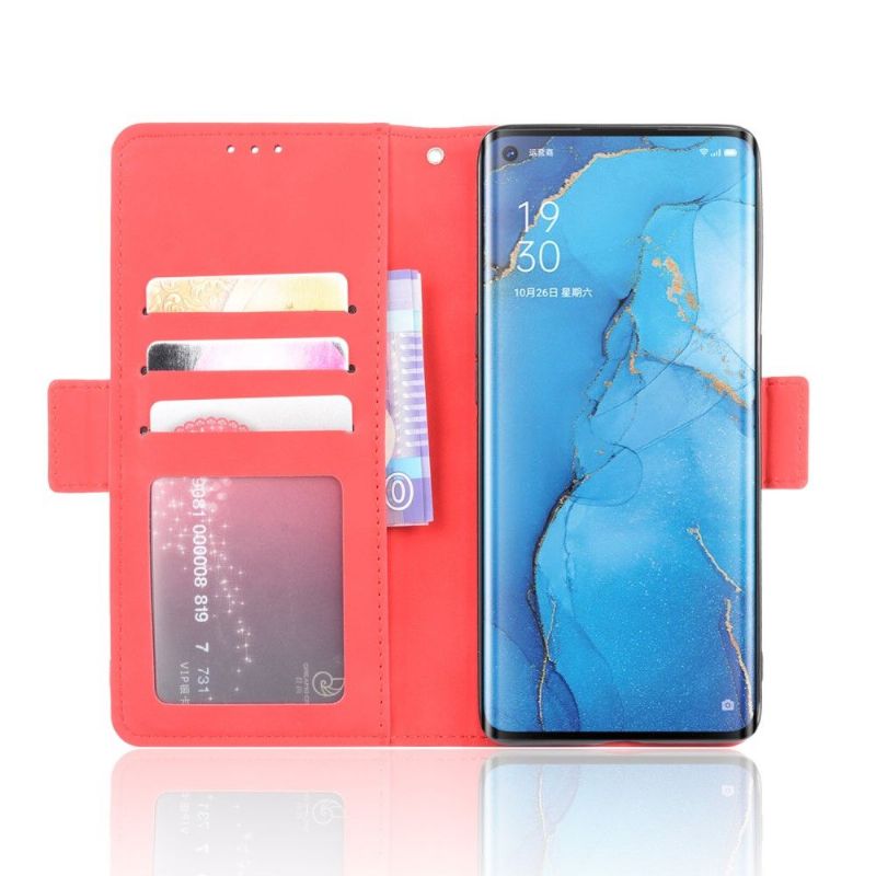 Flip Cover Oppo Find X2 Neo Premium Med Kortholder