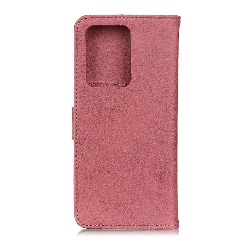 Flip Cover Samsung Galaxy Note 20 Ultra Anti-fald Khazneh Læder Effekt Kortholder - Pink