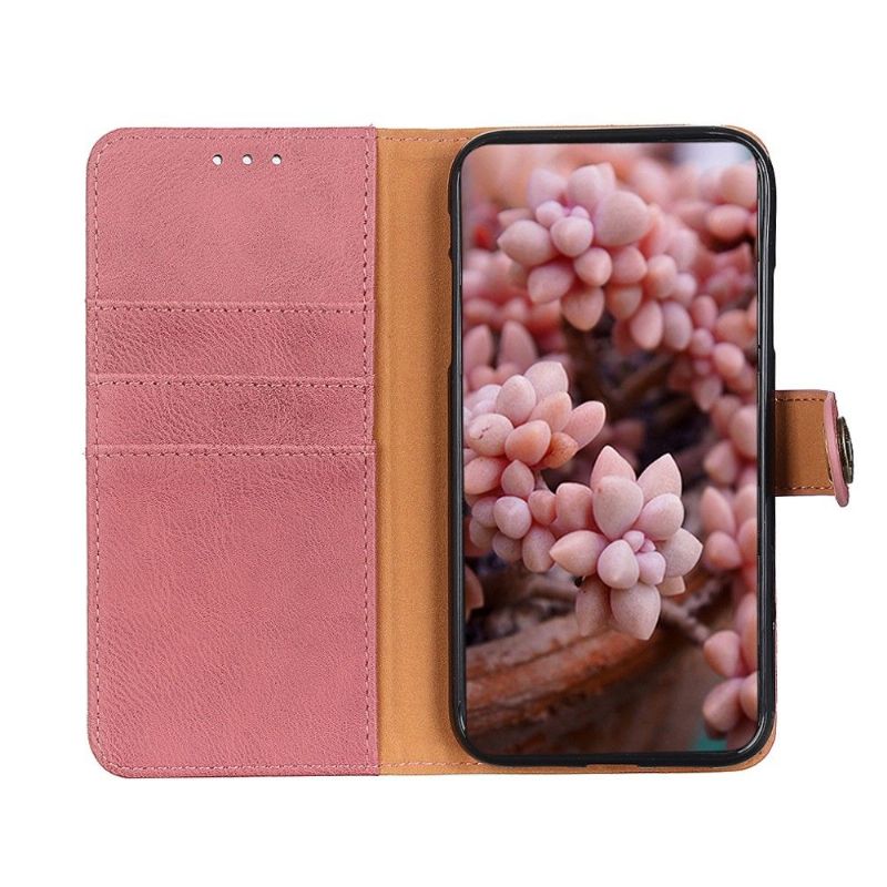 Flip Cover Samsung Galaxy Note 20 Ultra Anti-fald Khazneh Læder Effekt Kortholder - Pink