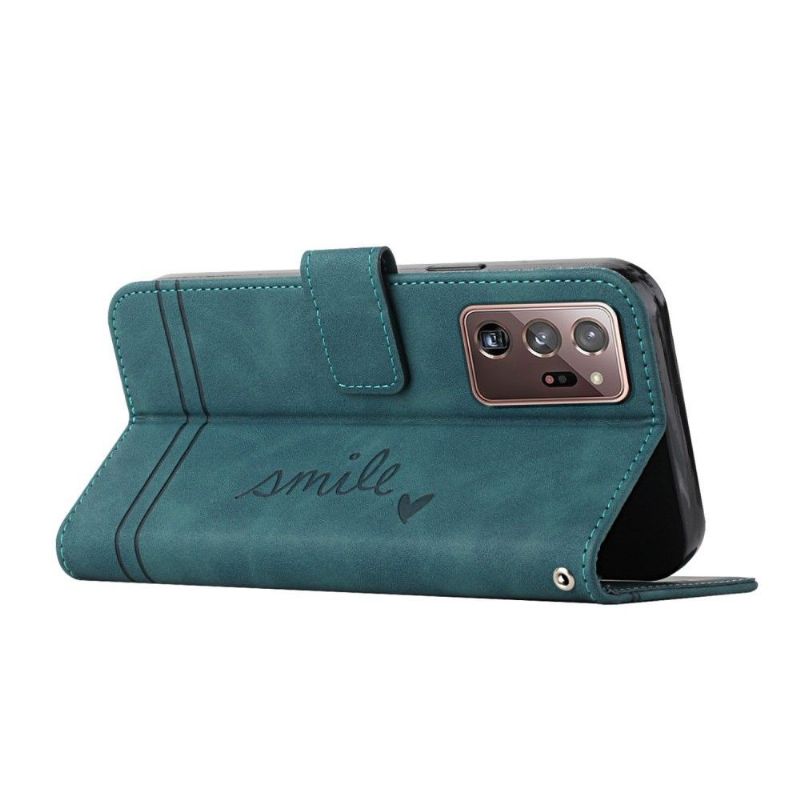 Flip Cover Samsung Galaxy Note 20 Ultra Anti-fald Smil Linjer