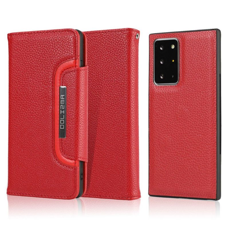 Flip Cover Samsung Galaxy Note 20 Ultra Hemming Klassisk Kunstlæder