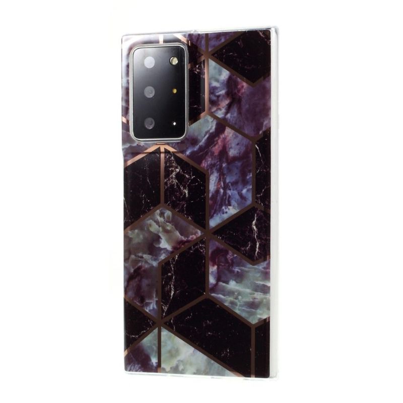 Mobilcover Samsung Galaxy Note 20 Ultra Original Geometrisk - Marineblå