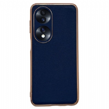 Mobilcover Honor 70 Ægte Læder Elegance