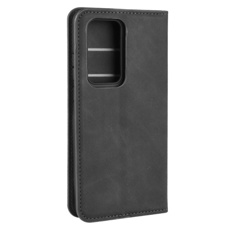 Case Huawei P40 Original Flip Cover Klassisk Imiteret Læder