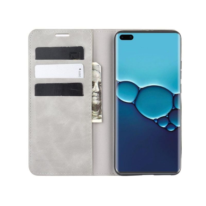 Case Huawei P40 Original Flip Cover Klassisk Imiteret Læder