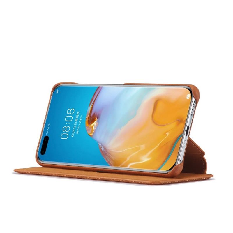 Flip Cover Huawei P40 Læder Cover Kunstlæder