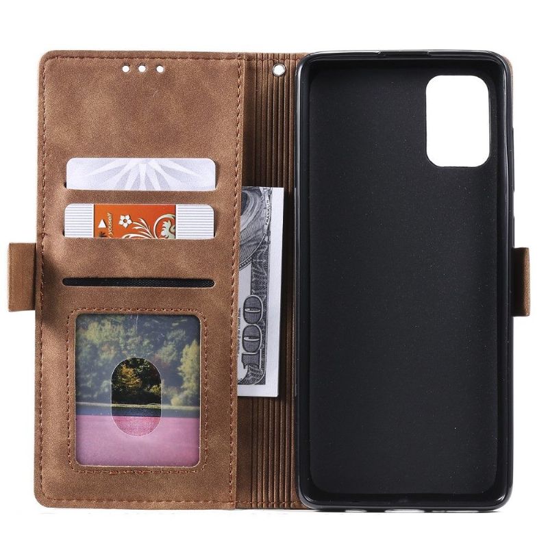 Flip Cover Huawei P40 Vintage Lomme Med Snor