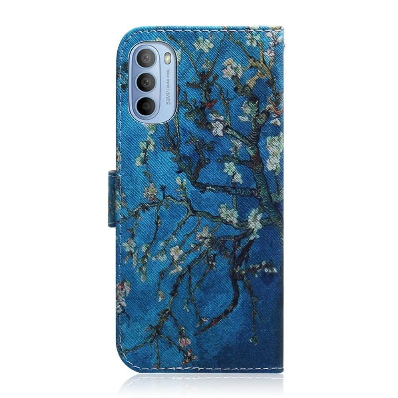 Etui Motorola Moto G31 / Moto G41 Mandelblomst