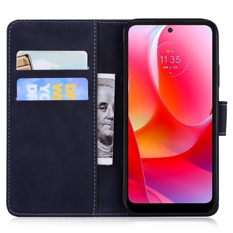 Etui Motorola Moto G31 / Moto G41 Præget Tiger