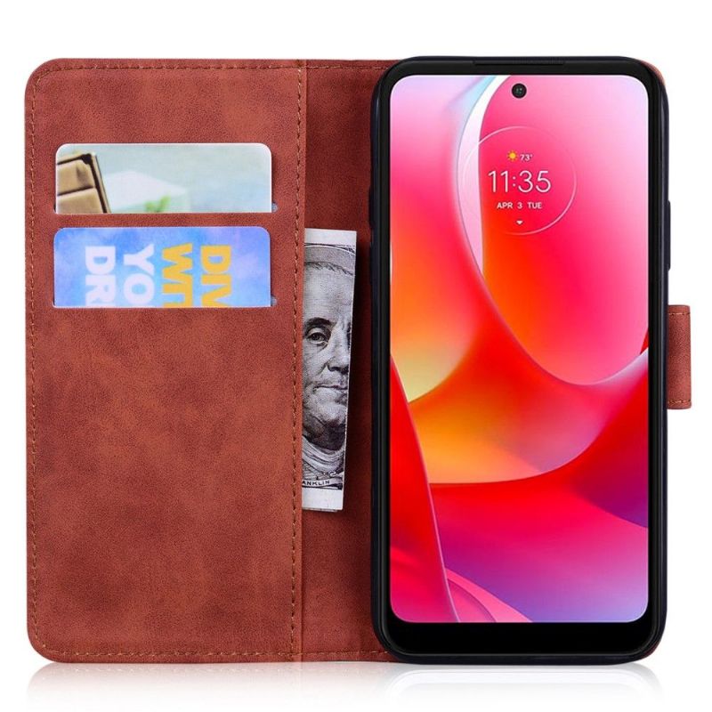 Etui Motorola Moto G31 / Moto G41 Præget Tiger