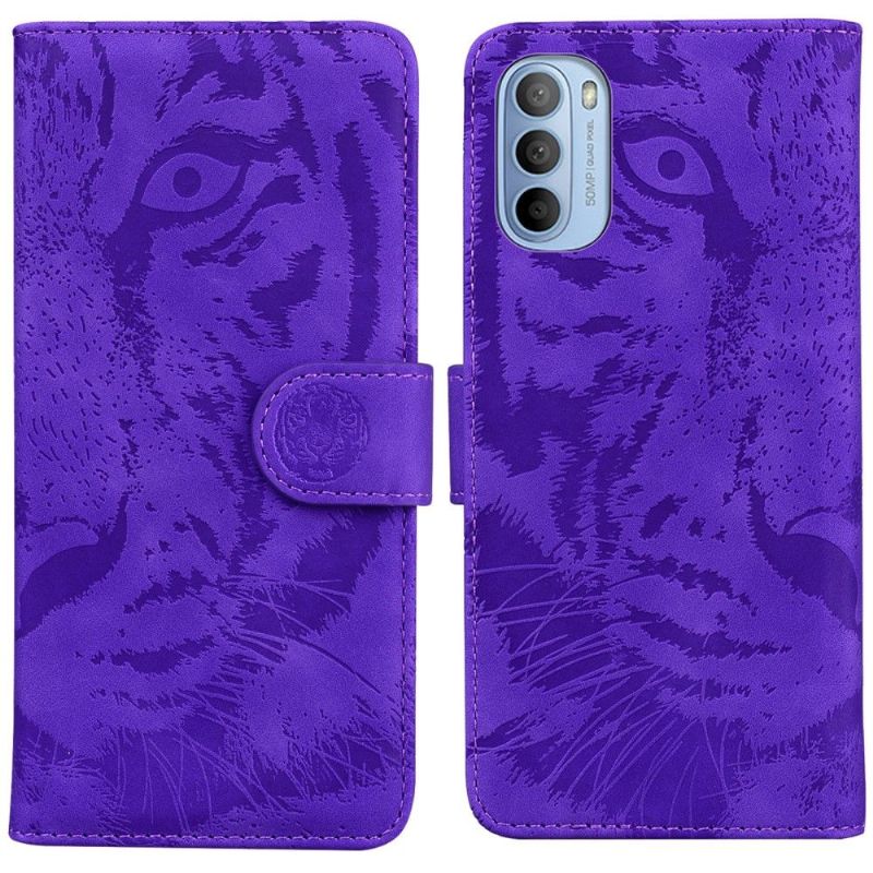 Etui Motorola Moto G31 / Moto G41 Præget Tiger