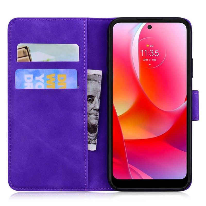 Etui Motorola Moto G31 / Moto G41 Præget Tiger