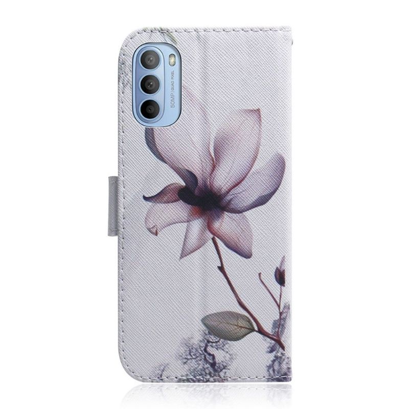 Etui Motorola Moto G31 / Moto G41 Vild Blomst