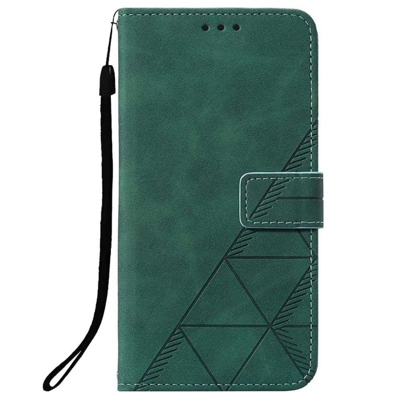 Flip Cover Motorola Moto G31 / Moto G41 Anti-fald Geometrisk Design Lædereffekt