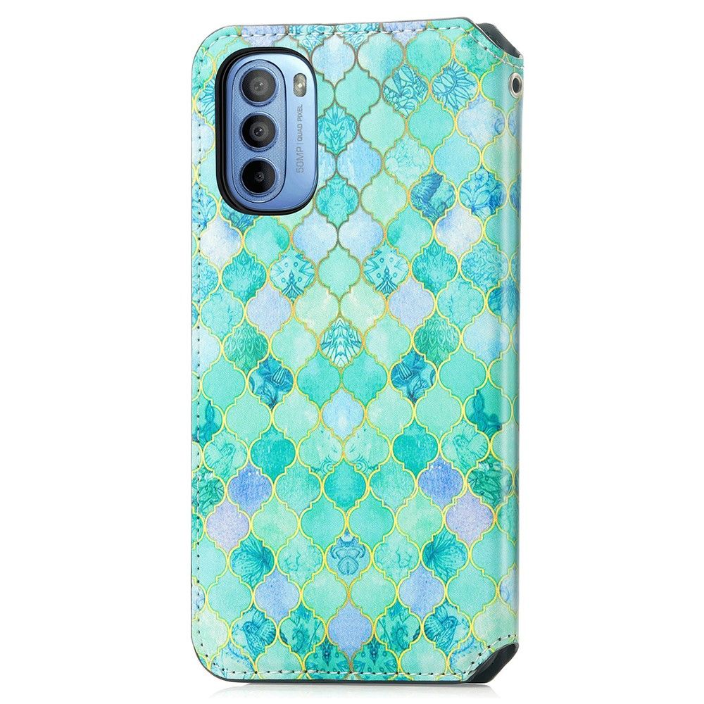 Flip Cover Motorola Moto G31 / Moto G41 Arabisk Mønster