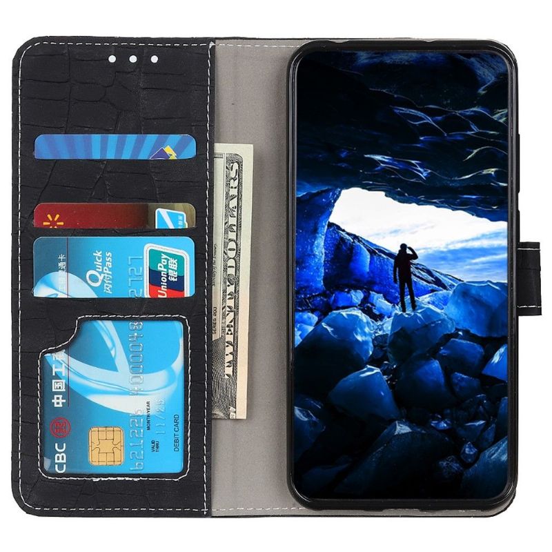 Flip Cover Motorola Moto G31 / Moto G41 Croco Look Syning