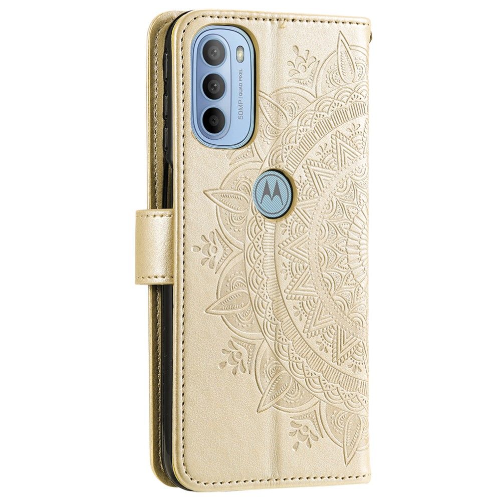 Flip Cover Motorola Moto G31 / Moto G41 Hemming Sol Mandala