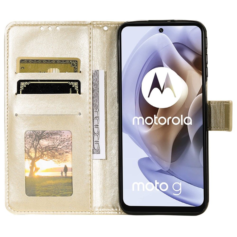 Flip Cover Motorola Moto G31 / Moto G41 Hemming Sol Mandala