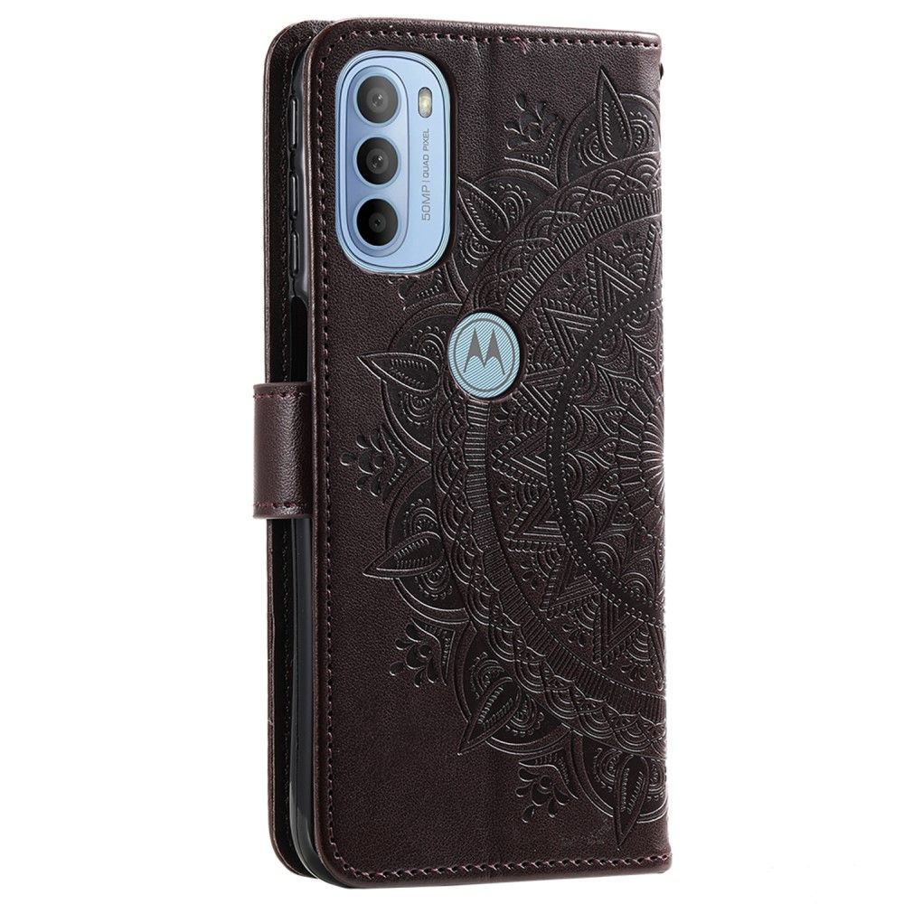 Flip Cover Motorola Moto G31 / Moto G41 Hemming Sol Mandala