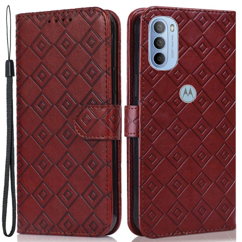 Flip Cover Motorola Moto G31 / Moto G41 Læder Cover Flapgitter