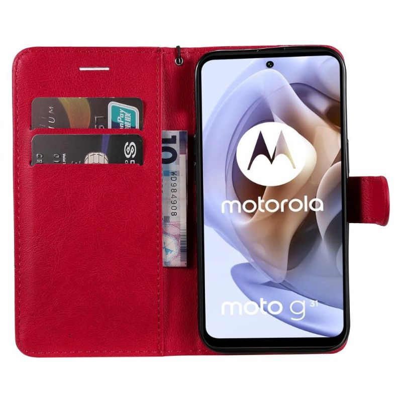 Flip Cover Motorola Moto G31 / Moto G41 Med Snor Sylvette