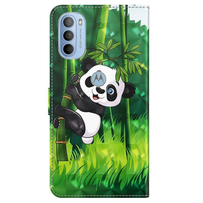 Flip Cover Motorola Moto G31 / Moto G41 Perched Panda