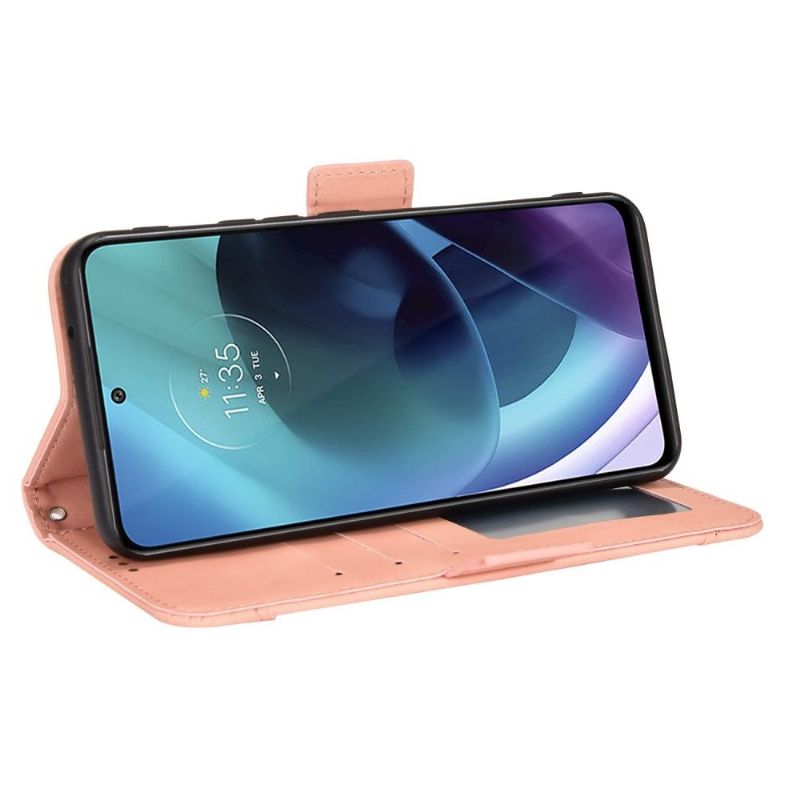 Flip Cover Motorola Moto G31 / Moto G41 Premium Med Kortholder