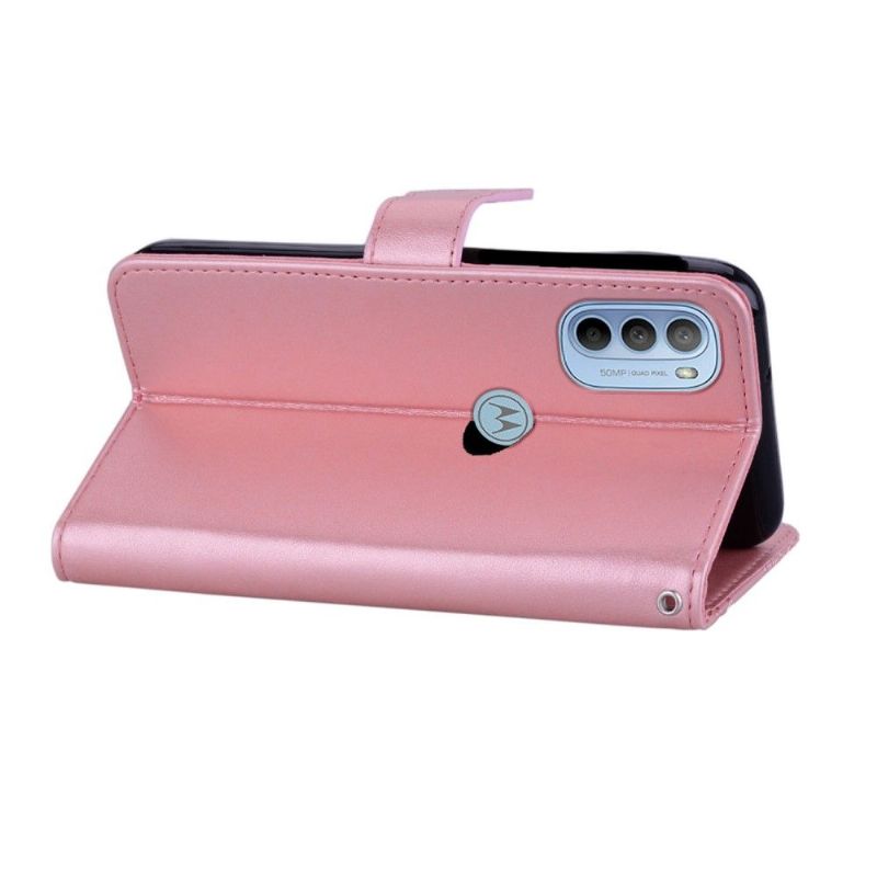 Læder Cover Motorola Moto G31 / Moto G41 Præget Ugle