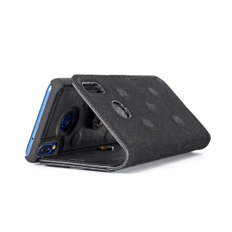 Flip Cover Huawei P20 Lite Anti-fald Beskyttelsessæt 2 i 1 Og Aftagelig Skal