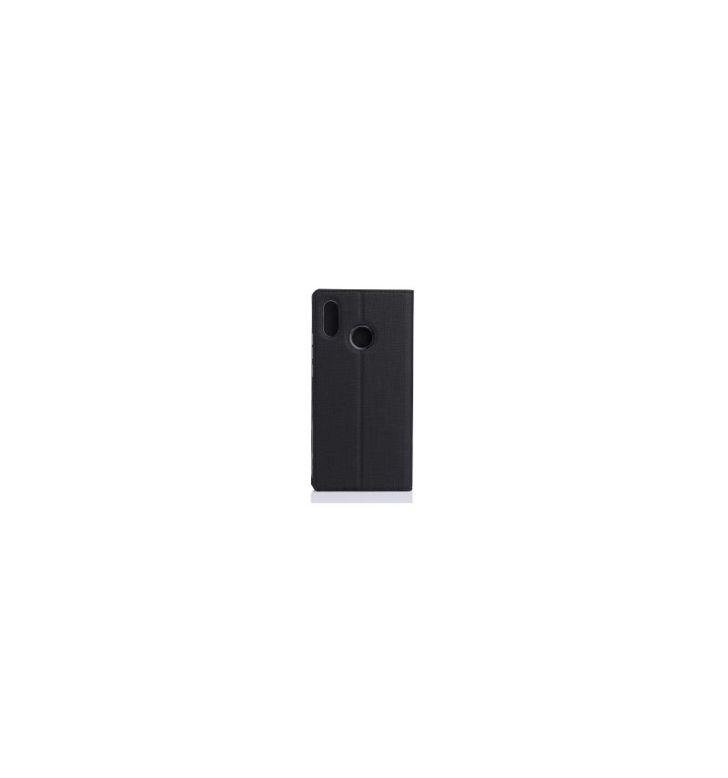 Læder Cover Huawei P20 Lite Flip Cover Tekstureret Cover