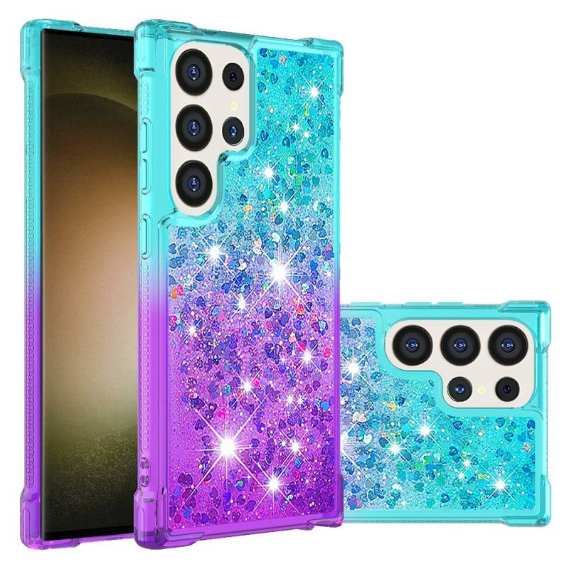 Cover Samsung Galaxy S24 Ultra 5g Flydende Glitter