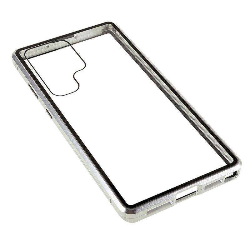 Cover Samsung Galaxy S24 Ultra 5g Magnetisk Hærdet Glas Og Dobbelt Beskyttelse