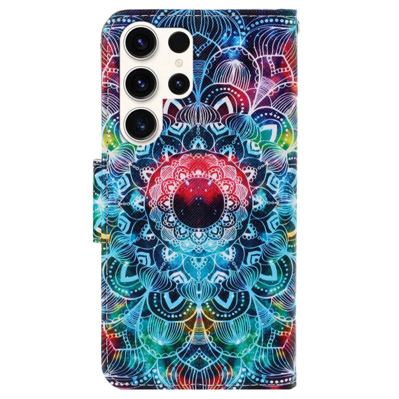 Flip Cover Samsung Galaxy S24 Ultra 5g Mandala Med Rem