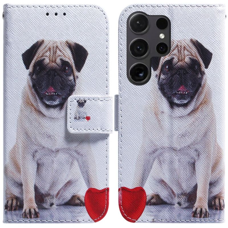 Flip Cover Samsung Galaxy S24 Ultra 5g Mops Hund