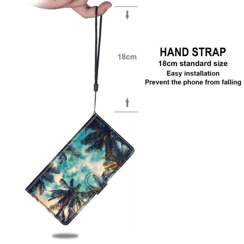 Flip Cover Samsung Galaxy S24 Ultra 5g Strap Palms