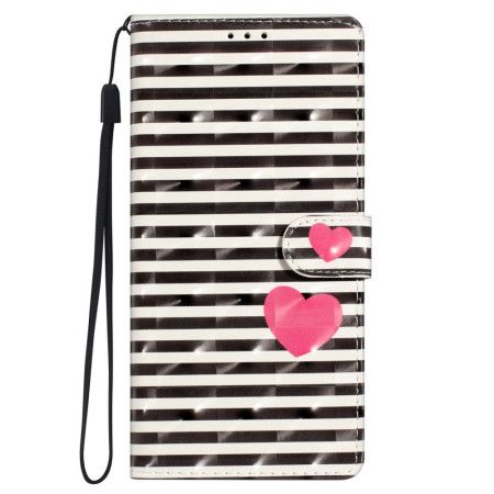 Flip Cover Samsung Galaxy S24 Ultra 5g Striber Og Hjerte