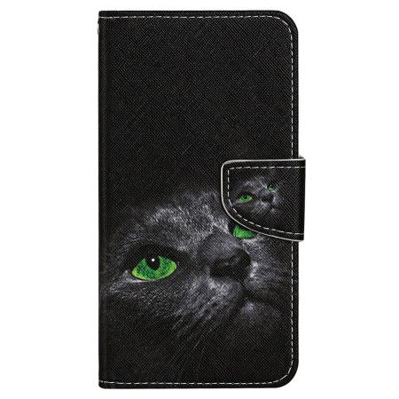 Læder Cover Samsung Galaxy S24 Ultra 5g Strappy Cat Eyes