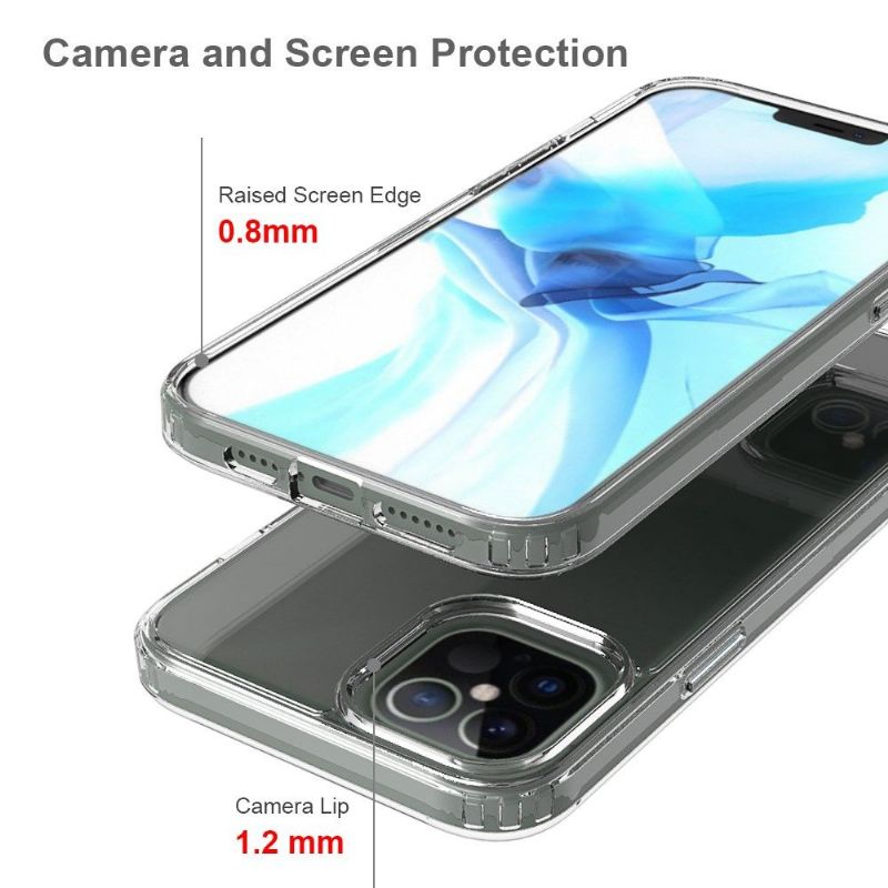 Cover iPhone 12 Pro Max Beskyttelsessæt Gennemsigtig